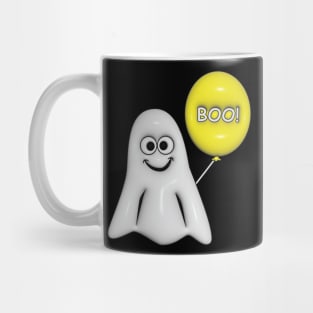 Boy Ghost with Yellow Balloon Mug